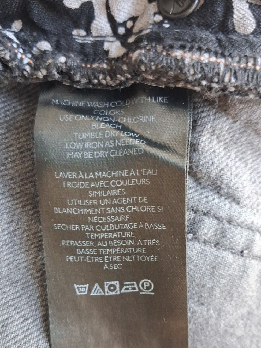 We The Free Women's Straight Leg Jeans in Washed Charcoal - Picture 9 of 10